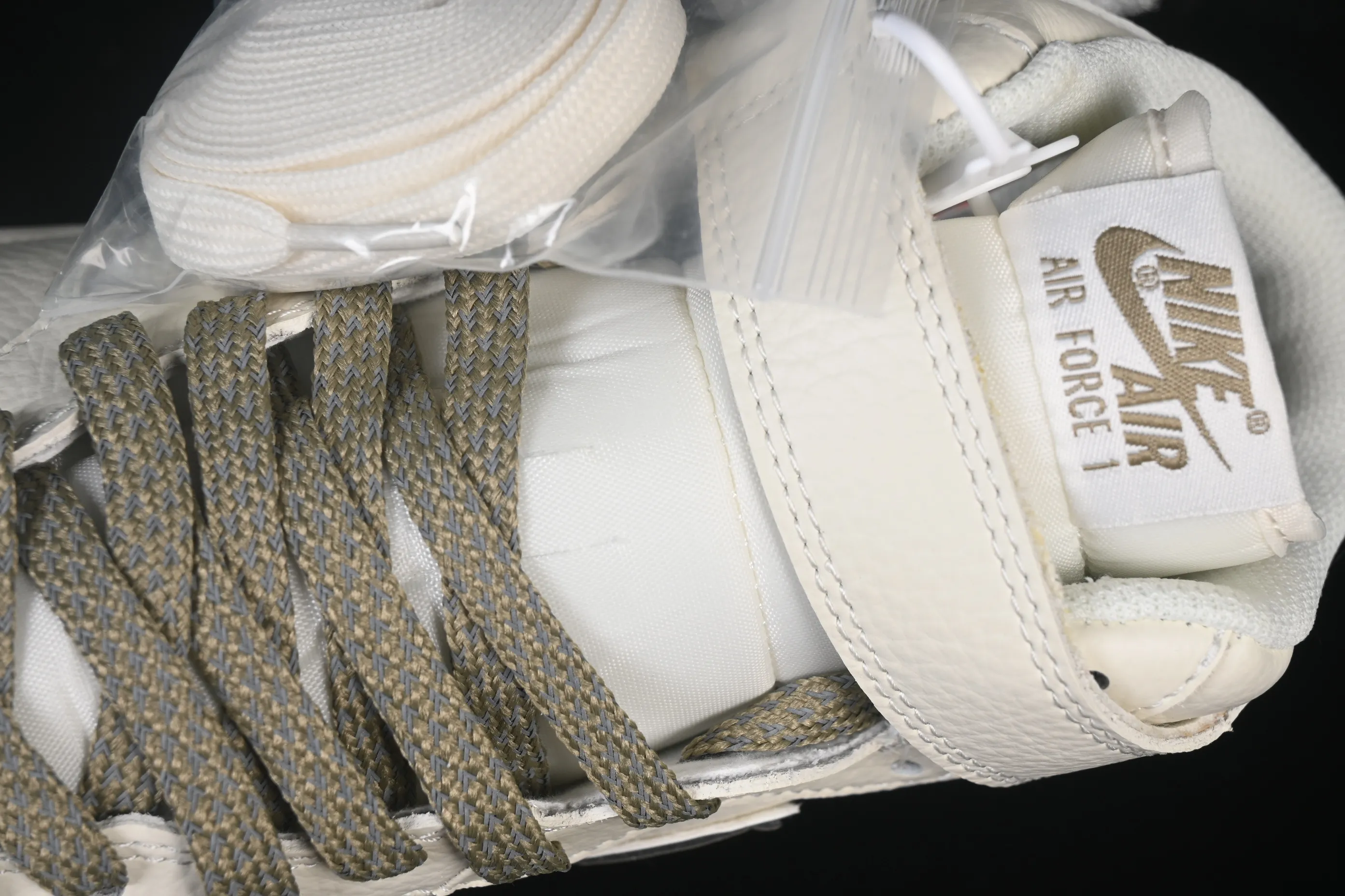 All categories Nk Air Force 1 Air Force series Nk Air Force 1 Mid Air Force mid-top Nike Air Force 1'07 Mid rice army green two-color bottom Starry sky Air Force 1 mid-top casual sneakers XL0236-231